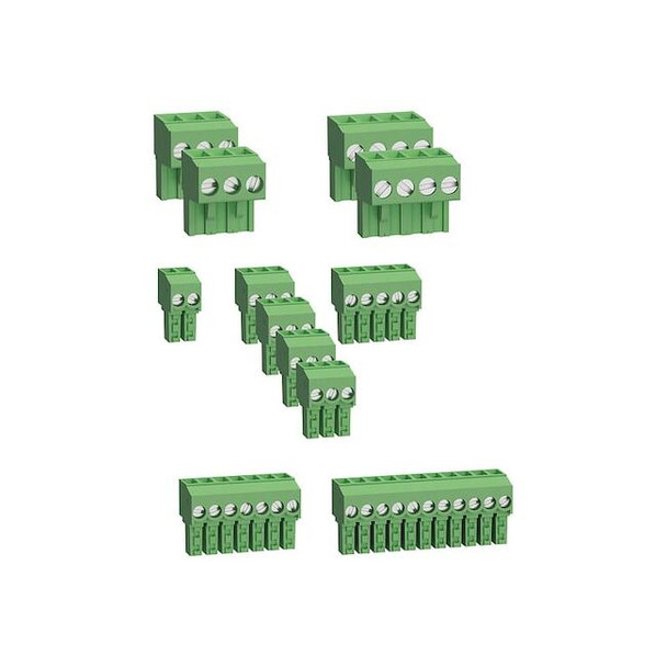 Schneider Electric Terminal Block, For M171 Series, Green TM172ASCTB28