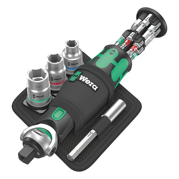 Wera 1/4 in Drive 140 mm Compact Ratchet 05004283001