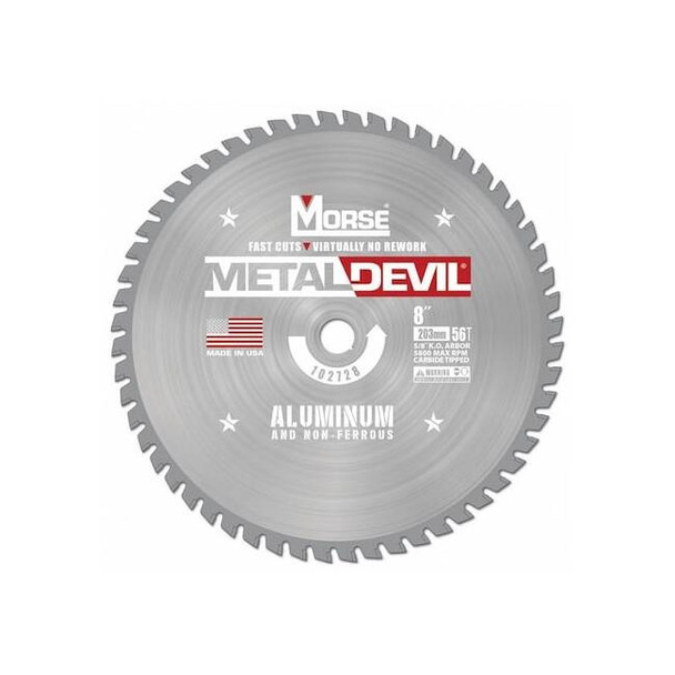 Morse CircularSawBlade,Carbide,Dia:8 102728-WWG