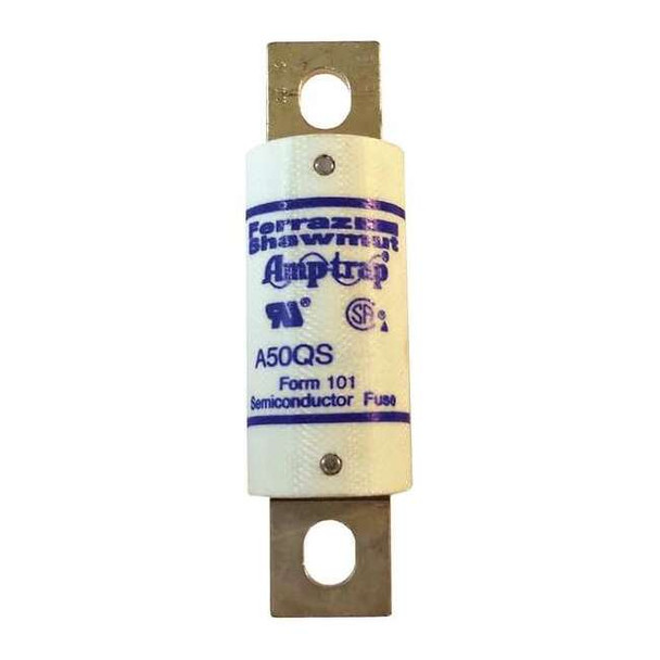 Mersen Semiconductor Fuse, 90A, Fast-Acting, 500V AC, Bolt-On A50QS90-4