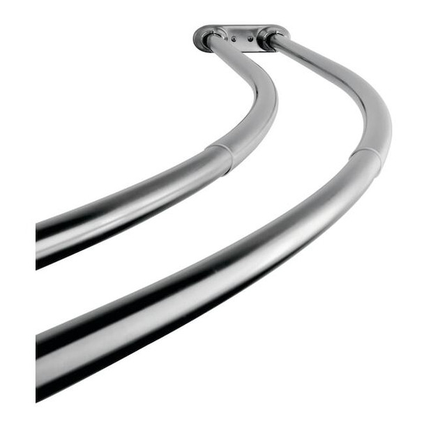 CCD2171 60" - 72" Adjustable Double Curved Shower Curtain Rod