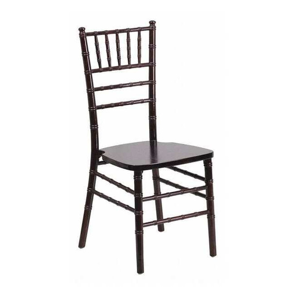 Hercules Chiavari Chair, Wood Back, 15-3/4 in W 18" L 36-1/4" H