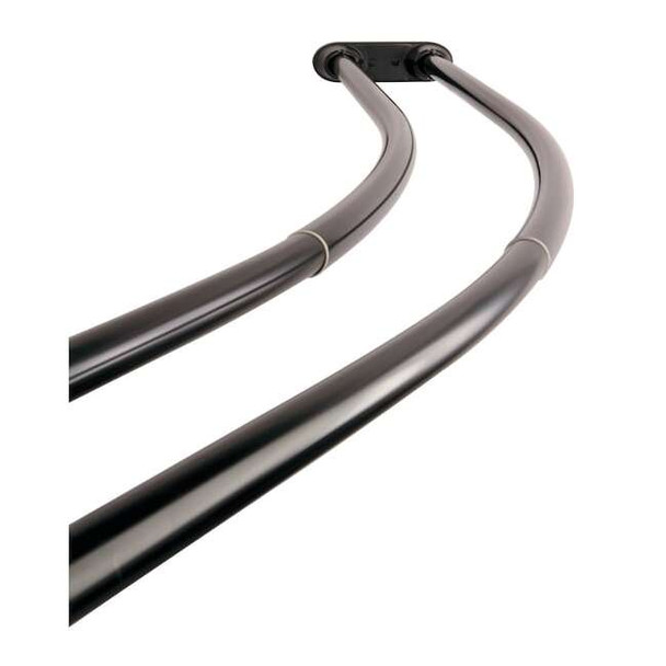 CCD2175 60" - 72" Adjustable Double Curved Shower Curtain Rod