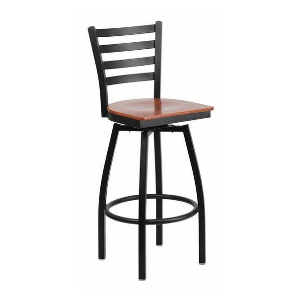 Restaurant Stool, Ladder Back, Chy Seat, Frame Material: Metal