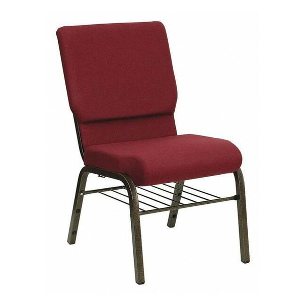 Flash Furniture Fabric Church Chair,Burgundy Patterned XU-CH-60096-BY-BAS-GG