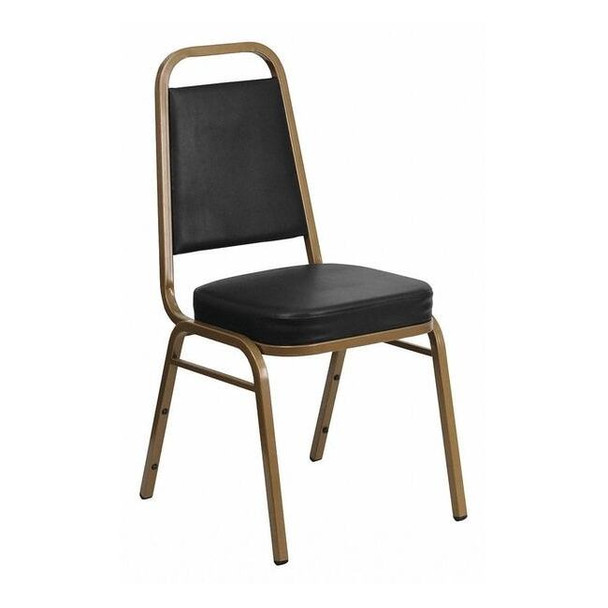 Hercules Banquet Chair, Black Back, 17-1/2 in W 20-1/4" L 36" H, Vinyl Seat
