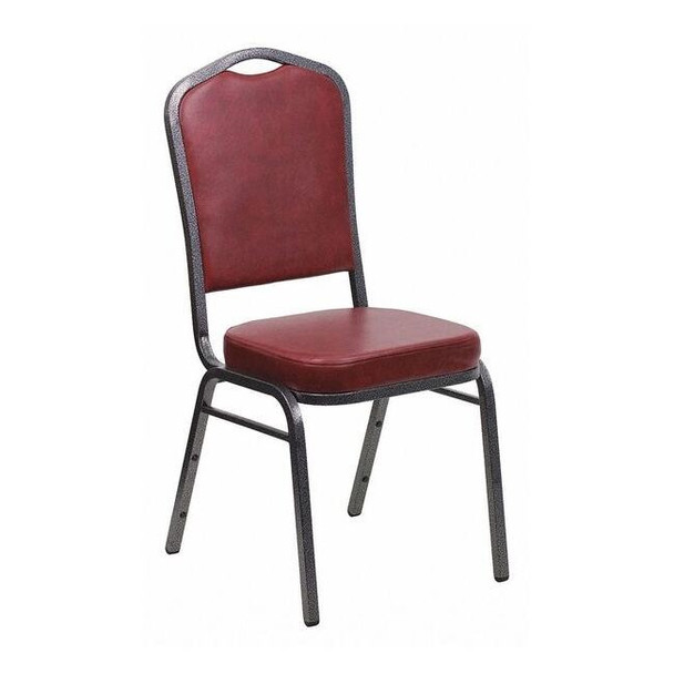 Hercules Banquet Chair, 17-1/4 in W 20-1/4" L 38" H, Vinyl Seat