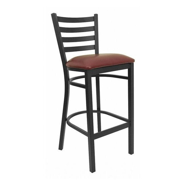 Flash Furniture 30" Ladder Back Restaurant Stool XU-DG697BLAD-BAR-BURV-GG