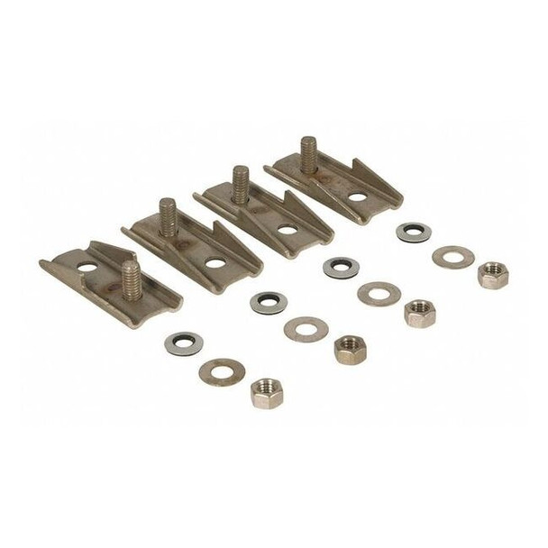 Wiegmann Mounting Foot Kit,1.50" H,6.00" W N412MFKSS