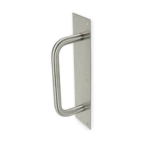 Rockwood Pull Plate,Round Grip,Aluminum,3 1/2 x15 BF107 X 70B.32D