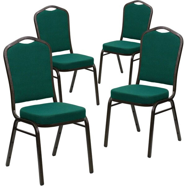 Flash Furniture Green Fabric Banquet Chair,PK4 4-FD-C01-GOLDVEIN-GN-GG Flash Furniture Green Fabric Banquet Chair,PK4 4-FD-C01-GOLDVEIN-GN-GG