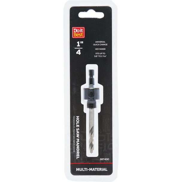 Do it Best 1/4 In. Hole Saw Mandrel QJDIB-M-003