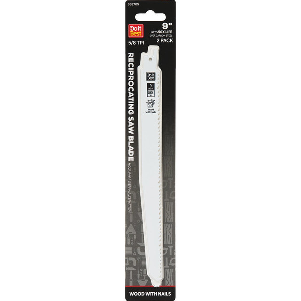 SIM Supply, Inc. 2pk 9" 5/8t Recip Blade QJDIB-RS-007