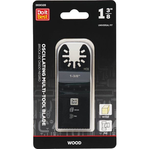 Do it Best 1-3/8 In. High Carbon Steel Wood Cutting Oscillating Multi-Tool Blade
