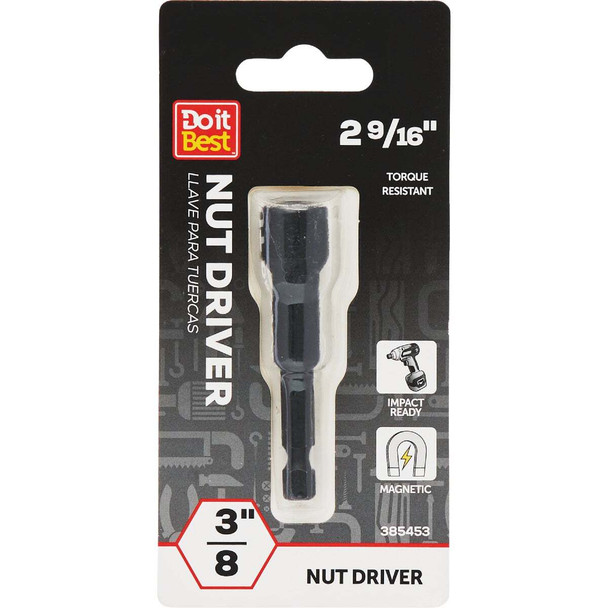 Do it Best 3/8 In. x 2-9/16 In. Magnetic Impact Nut Driver QJDIB-NS-009