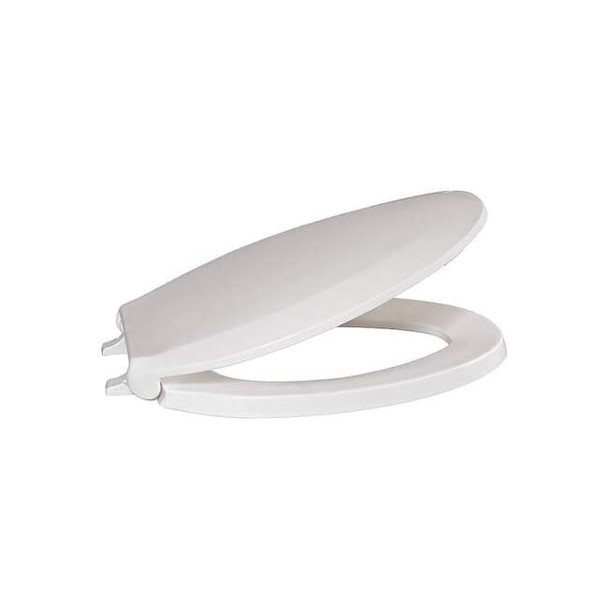 Centoco Toilet Seat With Cover, Toilet Seat, Elongated, White 800STS-001