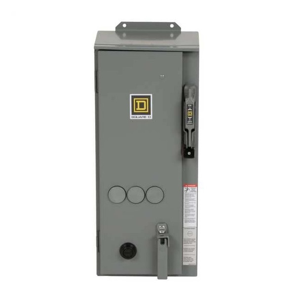 Square D NEMA Fusible Str,Size 0,120V Coil,12 Enc 8538SBA23V02S