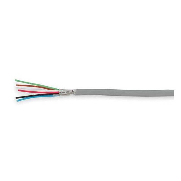 Power Limited and Communication Cable, 6 C, Blue, PVC, 1000 ft.