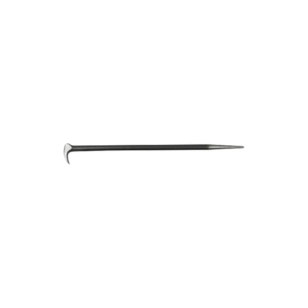 Ladyfoot Pry Bar, 16 in L x 5/8 in Stock, Right Angle Chisel/Pointed, Round
