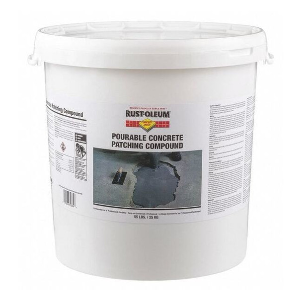Rust-Oleum Concrete Repair Compound, Pail, Gray, Concrete Saver 291070