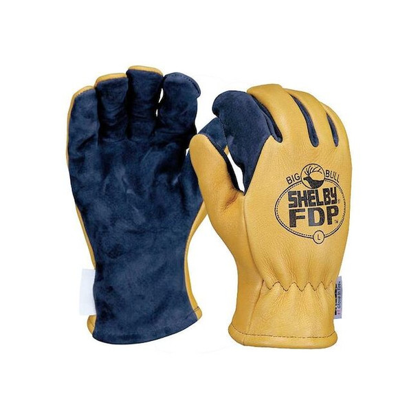 Shelby Firefighters Gloves,Jumbo,Pigskin,PR 5280 J