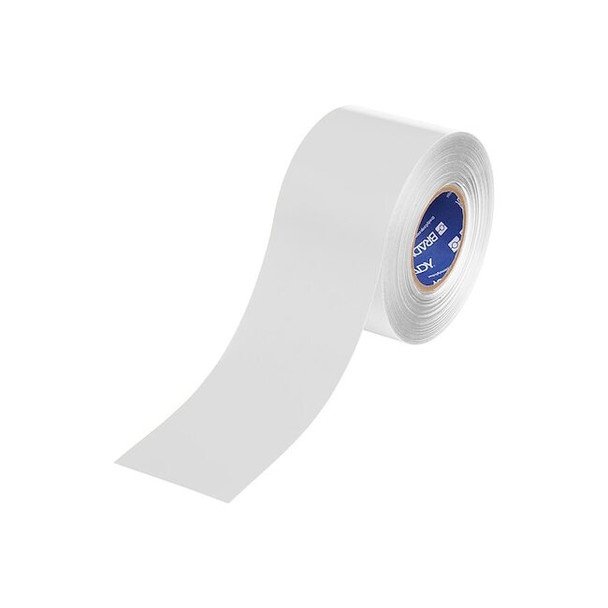 Brady Floor Marking Tape,White,4"W,100ft 177027