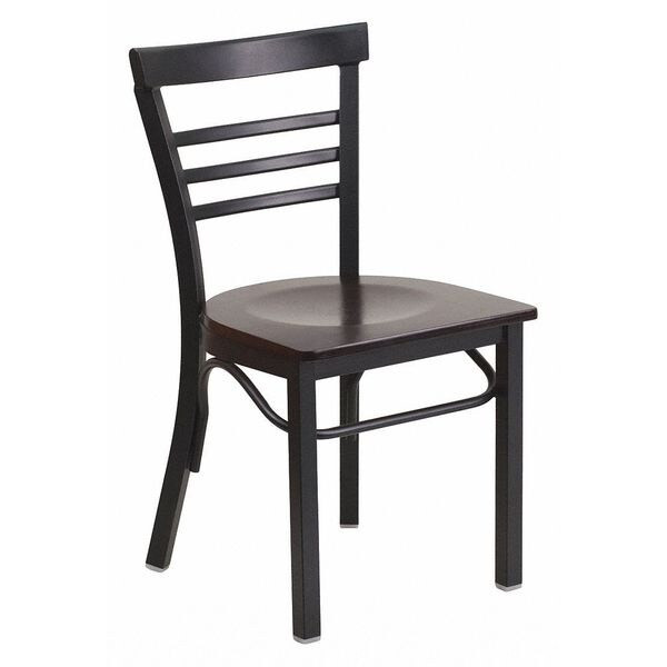 Hercules Restaurant Chair, 17 in W 19-1/2" L 31-3/4" H