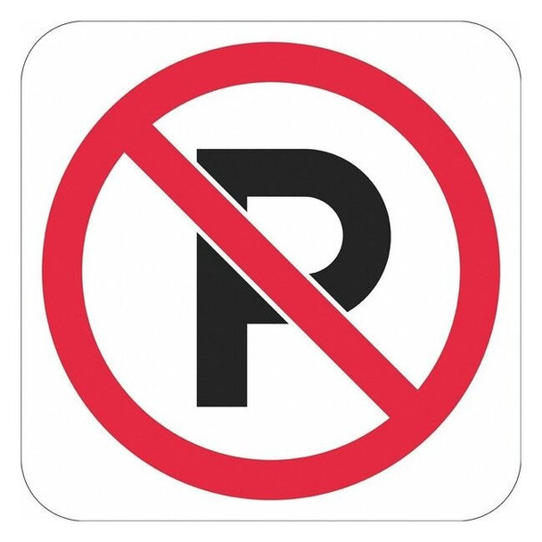 Lyle No Parking Symbol Parking Sign,12" x 12, T1-1100-DG_12x12 T1-1100-DG_12x12
