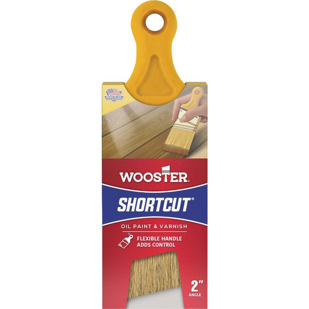 Wooster Shortcut 2 In. White Bristle Angle Sash Brush Z3215-2