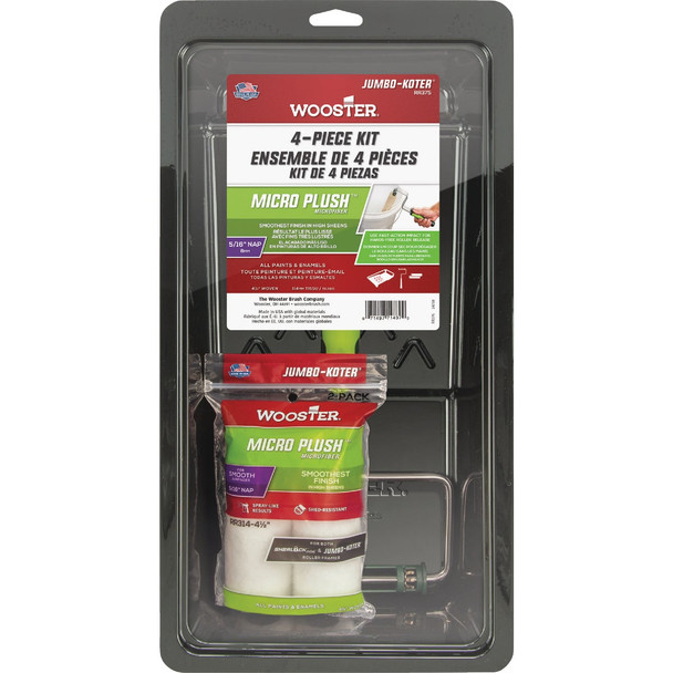 Wooster Jumbo-Koter Micro Plush Kit (4-Piece) RR375-4 1/2