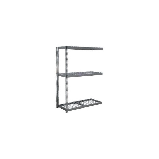 Global Industrial 3 Shelf Heavy Duty Boltless Shelving Add On 72""W x 24""D x 60