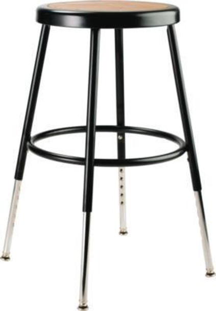 NPS® STOOL,19-27 ADJ BLK,WDG 6218H10