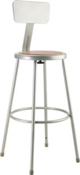 NPS® STOOL,30IN BACK GY,WDG 6230B