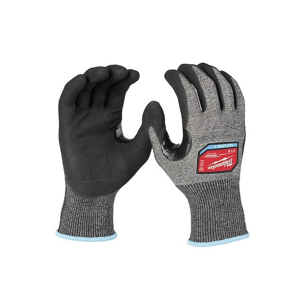 Cut-Resistant Dipped Gloves, Cut Level A2 ,Dipped ,Nitrile ,Rough ,Small 1 PR