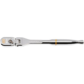 1/4in Drive 120XP Full Polish Chrome Flex Head Teardrop Ratchet 81012XP