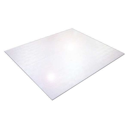 Floortex Chair Mat 48"x53", Rectangular Shape, Clear, for Carpet FR1113423ER