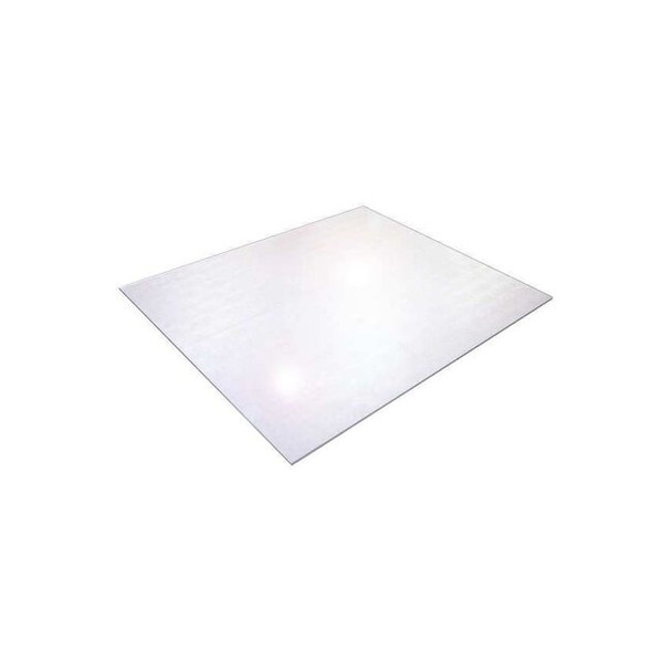 Floortex Chair Mat 48"x53", Rectangular Shape, Clear, for Carpet FR1113423ER
