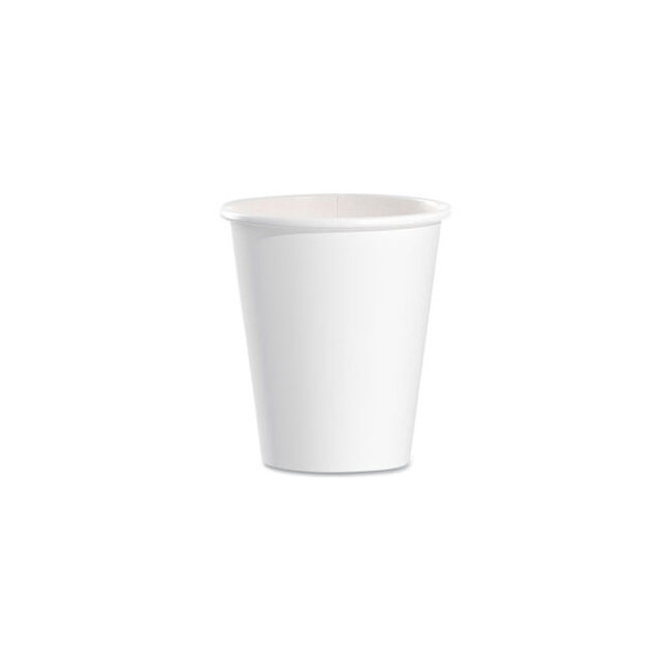 DART SCC376W Polycoated Paper Cups 6 oz. 50/Pack 20/Pkgs. Carton