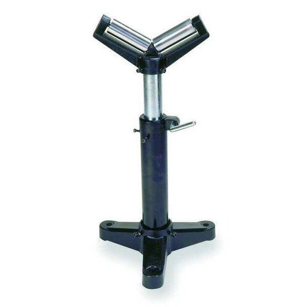 Dayton V-Head Roller Support Stand,14 x 14 in. 6Z765