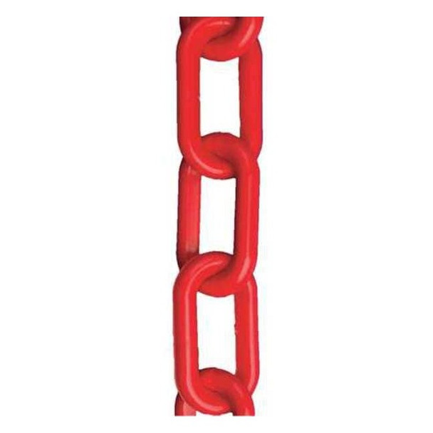 Manufacturer Varies Plastic Chain, Red, 100 ft Length, Gloss 80005-100