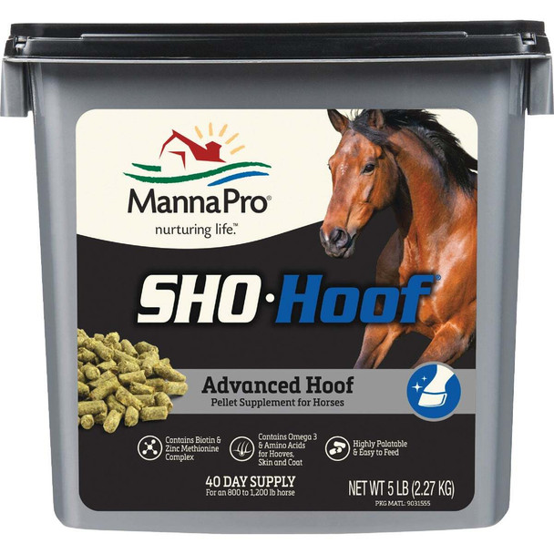 Manna Pro Sho-Hoof 5 Lb. Biotin & Zinc Horse Supplement 1000100