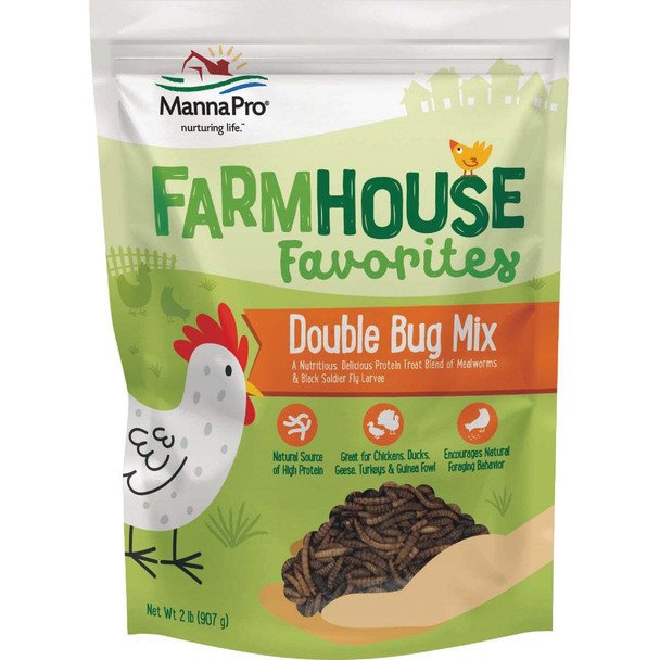 Manna Pro Farmhouse Favorites 2 Lb. Double Bug Mix 1031366