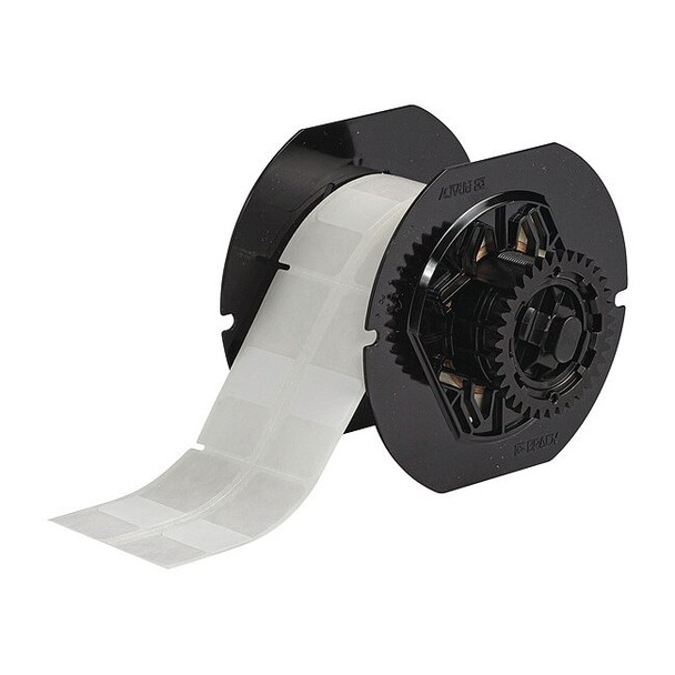 Brady Wraparound Label, White, Vinyl, 1 in W B33RO-294-427
