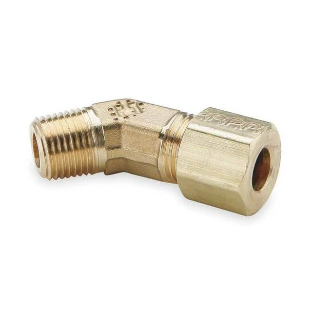 Parker 1/2" Compression x 3/8" FNPT Brass 45 Degree Elbow 10PK 179C-8-6