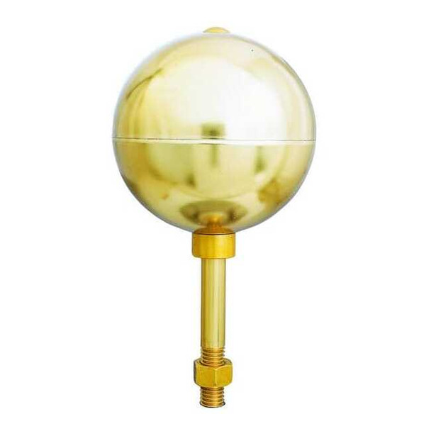 Annin Flagmakers Ball Ornament,Aluminum,Gold 800052
