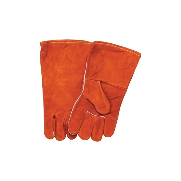 Split Cowhide Kevlar Welding Gloves, X-Large, Russet