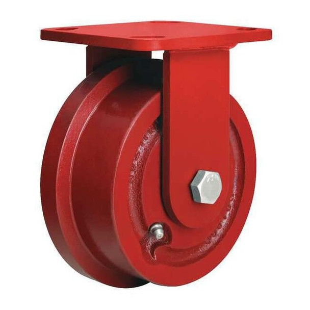 Hamilton Single-Flanged Castr,Cst Irn,4-15/16 in. R-HS-FT51H