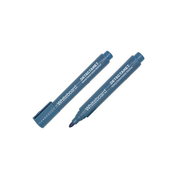 Metal Detectable Dry Erase Marker Set,Round Barrel,PK10