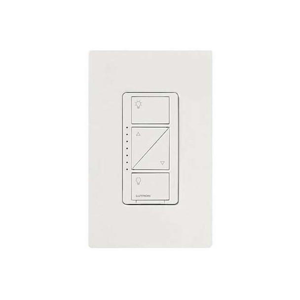 Lutron Lght Dmr,Switch Only,120V AC,Wht PD-10NXD-WH