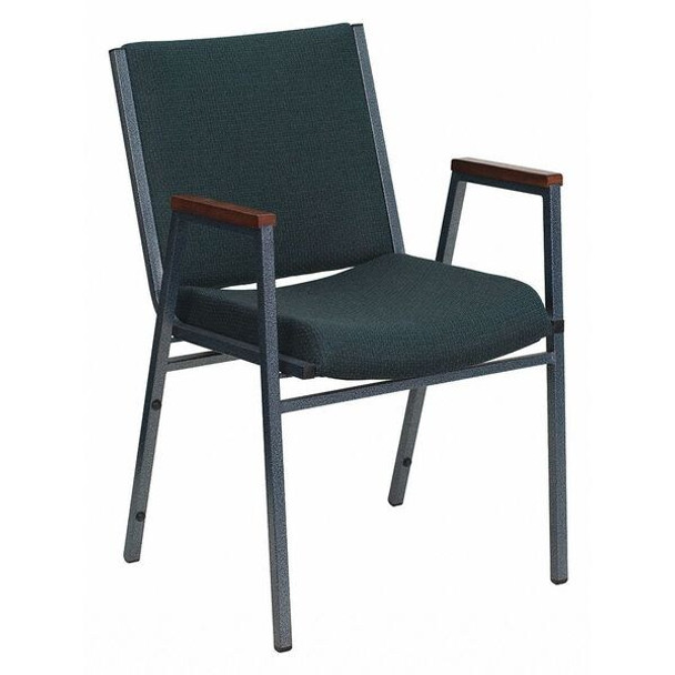 Flash Furniture Fabric Stack Chair w/Arms,Green XU-60154-GN-GG Flash Furniture Fabric Stack Chair w/Arms,Green XU-60154-GN-GG